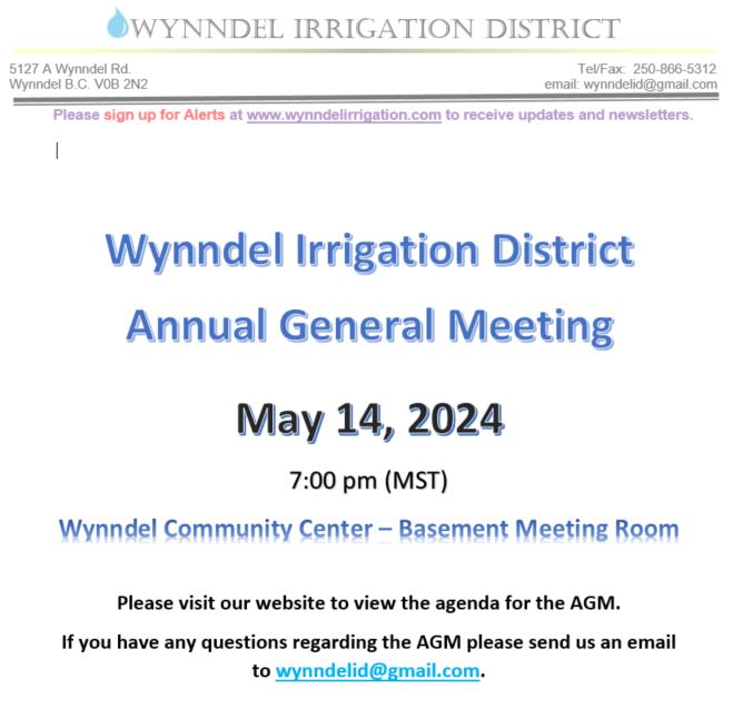 Poster of AGM Notice